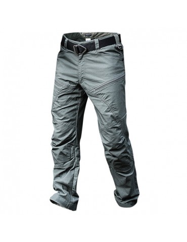 Mens Outdoor Muti-Pockets Pants Water-repellent Tactical Pants Military Training Pants