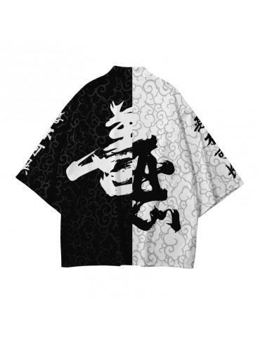 Harajuku Haori Top Shirts Yukata Plus Size Chinese Style Fashion Japanese Kimono Streetwear Cardigan Women Men Samurai